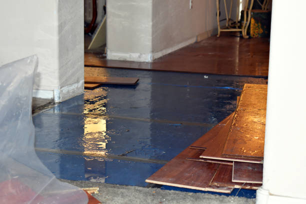 Professional Flood Cleanup technician working in Parsons, KS